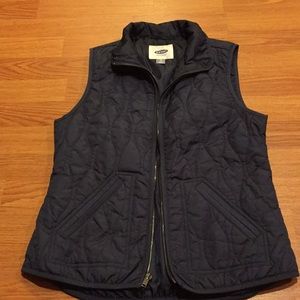 Size xs old navy vest(navy blue)